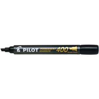 PILOT Permanent Marker 400 Keilspitze schwarz