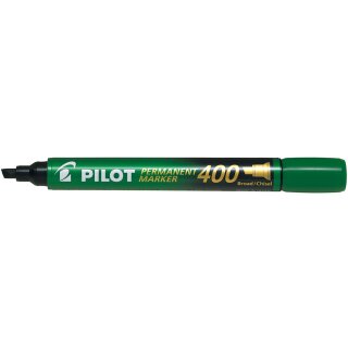 PILOT Permanent Marker 400 Keilspitze grün