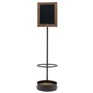 Securit Flaschenhalter SINGLE BOTTLE DISPLAY mit Kreidetafel für 1 Flasche
