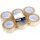pavo Verpackungsklebeband 50 mm x 66 m transparent PP (6 Rollen)