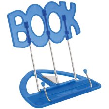 WEDO Leseständer BOOK mit Kunststoffunterteil blau