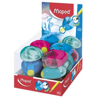 Maped Spitzdose i gloo Eject farbig sortiert 30er Display (Preis pro Spitzer)