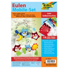 folia Mobile Set "Eulen" 19-teilig