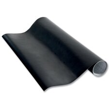 folia Tafelfolie aus PVC 450 mm x 2 m schwarz 135 my auf Rolle