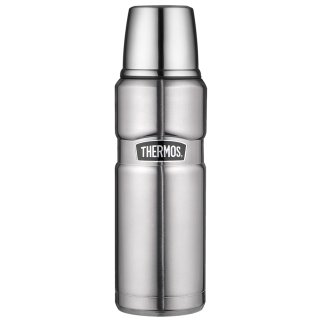 THERMOS Isolierflasche STAINLESS KING 0,47 Liter silber
