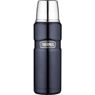 THERMOS Isolierflasche STAINLESS KING 0,47 Liter blau