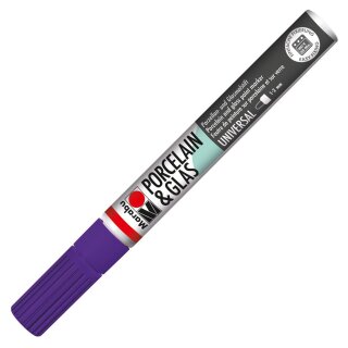 Marabu Marker "Porcelain & Glas Painter" violett Strichstärke: 1 - 2 mm