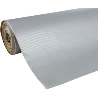 Clairefontaine Geschenkpapier "Unicolor" auf Rolle silber 700 mm x 50 m