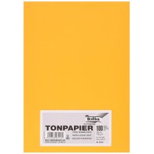 folia Tonpapier DIN A4 130 g/qm dunkelgelb 100 Blatt