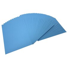 folia Tonpapier DIN A4 130 g/qm mittelblau 100 Blatt