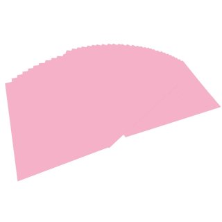 folia Tonpapier DIN A4 130 g/qm rosa 100 Blatt