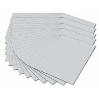 folia Fotokarton DIN A4 300 g/qm hellgrau 50 Blatt