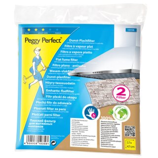 Peggy Perfect Dunstflachfilter mit Wechselhandschuh 2 Filter