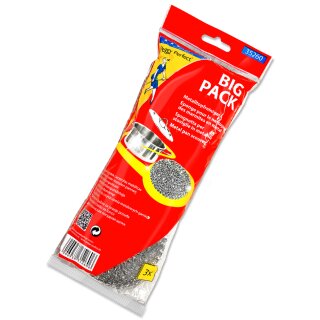 Peggy Perfect Edelstahl-Topfreiniger 3er Pack