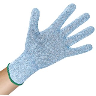 HYGOSTAR Schnittschutz-Handschuh "ALLFOOD LEBENSMITTEL" Größe: L hellblau