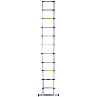 pavo Alu-Teleskopleiter ausziehbar 11 Stufen maximale Höhe: 3,20 m