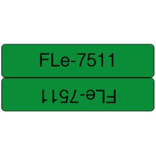 brother FLe-7511 Schriftbandkassette schwarz / grün...