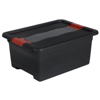 keeeper Aufbewahrungsbox "eckhart" 12 Liter graphite/rot