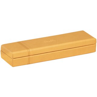 RHODIA Stiftebox aus Kunstleder orange