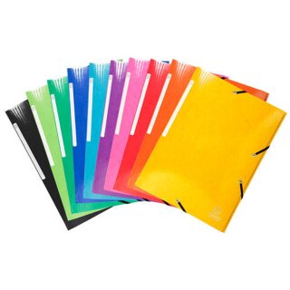 EXACOMPTA Eckspannermappe Iderama DIN A4 Karton sortiert (Preis pro Stück)
