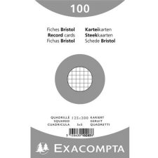 EXACOMPTA Karteikarten 125 x 200 mm kariert farbig
