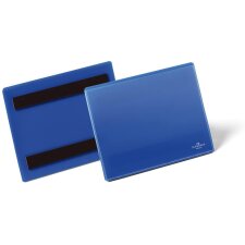 DURABLE Kennzeichnungstasche magnetisch DIN A6 quer 50...