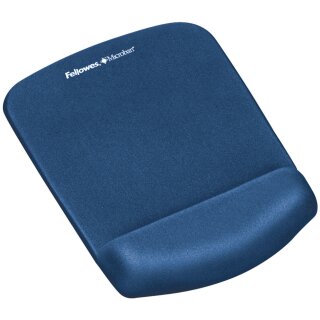 Fellowes Handgelenkauflage PlushTouch mit Mauspad blau