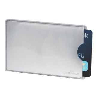 DURABLE Kreditkartenhülle "RFID SECURE" (B)86 x (H)54 mm 10 Stück
