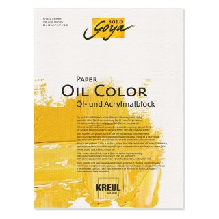 KREUL Künstlerblock SOLO Goya Paper Oil Color 240 x 320 mm 10 Blatt