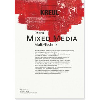 KREUL Künstlerblock Paper Mixed Media DIN A4 10 Blatt