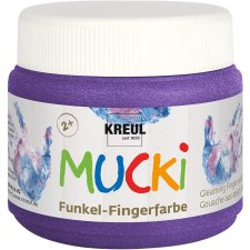 KREUL Funkel-Fingerfarbe "MUCKI" zauber-lila...