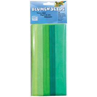 folia Seidenpapier (B)500 x (H)700 mm 20 g/qm Mix grün 10 Blatt