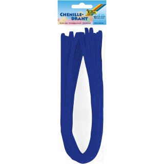 folia Chenilledraht (Pfeifenputzer) ultramarin 10 Stück