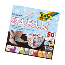 folia Faltblätter JAPAN 150 x 150 mm 80g/qm 50 Blatt