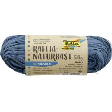 folia Raffia-Naturbast 50 g königsblau