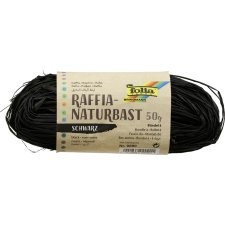 folia Raffia-Naturbast 50 g schwarz