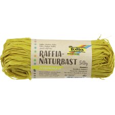 folia Raffia-Naturbast 50 g zitronengelb