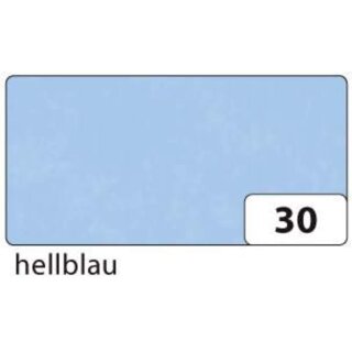 folia Transparentpapier (B)700 x (L)1 m 42 g/qm hellblau auf Rolle