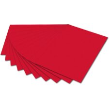 folia Fotokarton (B)500 x (H)700 mm 300 g/qm hochrot 10...