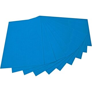 folia Bastelfilz (B)200 x (H)300 mm 150 g/qm königsblau 10 Stück