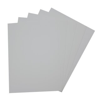 folia Moosgummi (B)290 x (H)400 mm hellgrau 2 mm 5 Stück