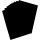 folia Plakatkarton (B)480 x (H)680 mm schwarz 10 Bögen