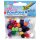 folia Mini-Pompons 50 Stück farbig sortiert
