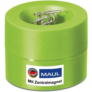 MAUL Klammernspender MAULpro rund Durchmesser: 73 mm hellgrün