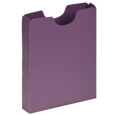 PAGNA Heftbox DIN A4 Hochformat aus PP lila