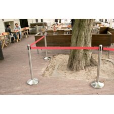 Securit Absperrsystem RETRACTABLES - Set chrom / schwarz