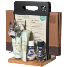 Securit Tischaufsteller TABLE CADDY mit Kreidetafel