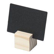 Securit Kreidetafelschilder + Halterung TEAK im Set