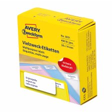 AVERY Zweckform Vielzweck-Etiketten 38 x 14 mm Spender...