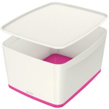 LEITZ Aufbewahrungsbox My Box 18 Liter weiß / pink
